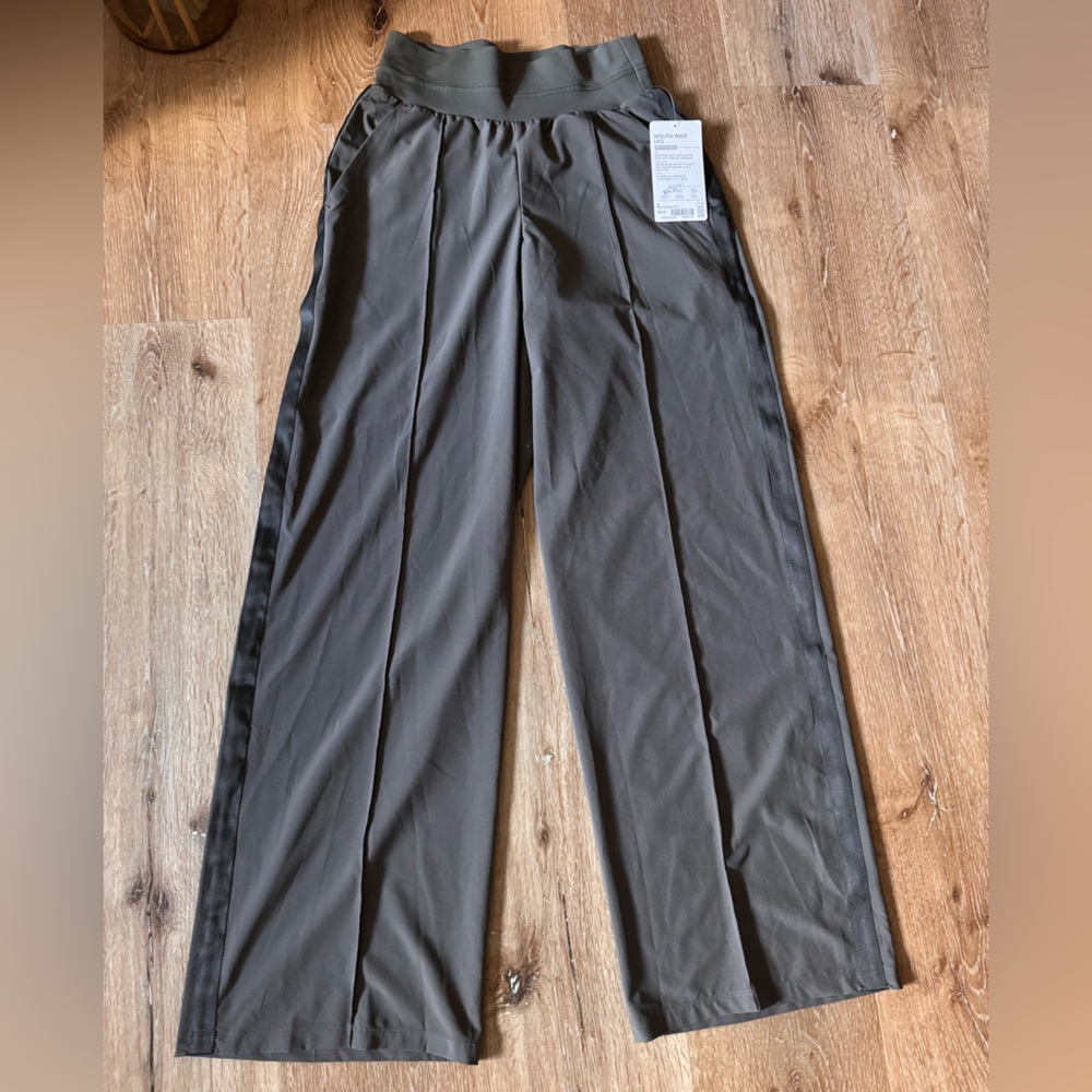 NWT Athleta Nolita‎ Wide Leg Featherweight Stretch Pant Mountain Olive Size 2